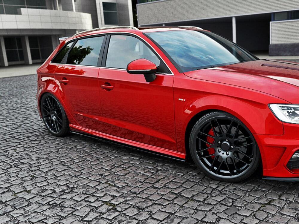 Side Skirts Diffusers Audi S3 / A3 S-Line 8V / 8V FL Sportback