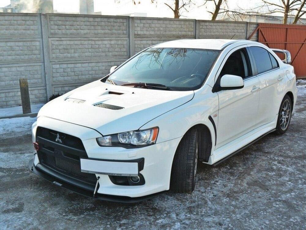 Front Racing Splitter V.2 Mitsubishi Lancer EVO X (2005-2017)
