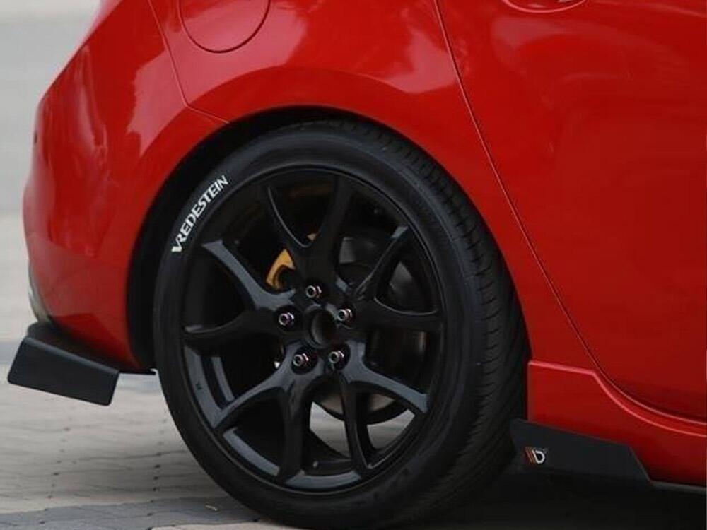 Racing Rear Side Splitters Mazda 3 Mk2 MPS