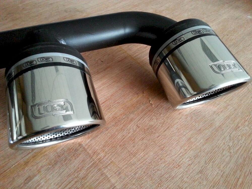 Exhaust TIPS VW Polo Mk5 (6R) Fits With Double Middle Exhaust Rear Valance