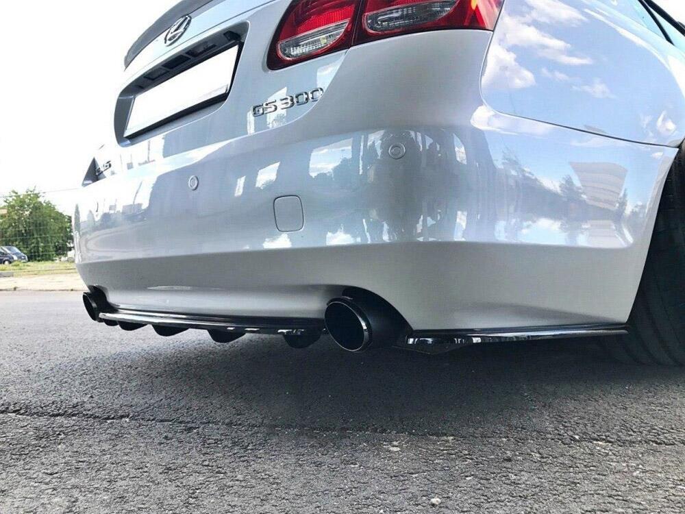 Central Rear Splitter (Vertical Bars) Lexus GS 300 Mk3 Facelift