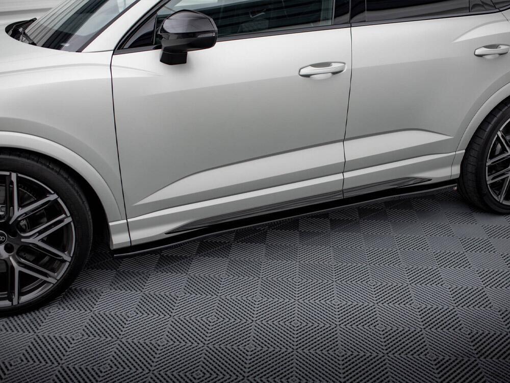 Side Skirts Diffusers V.2 Audi Q3 S-Line / RSQ3 F3