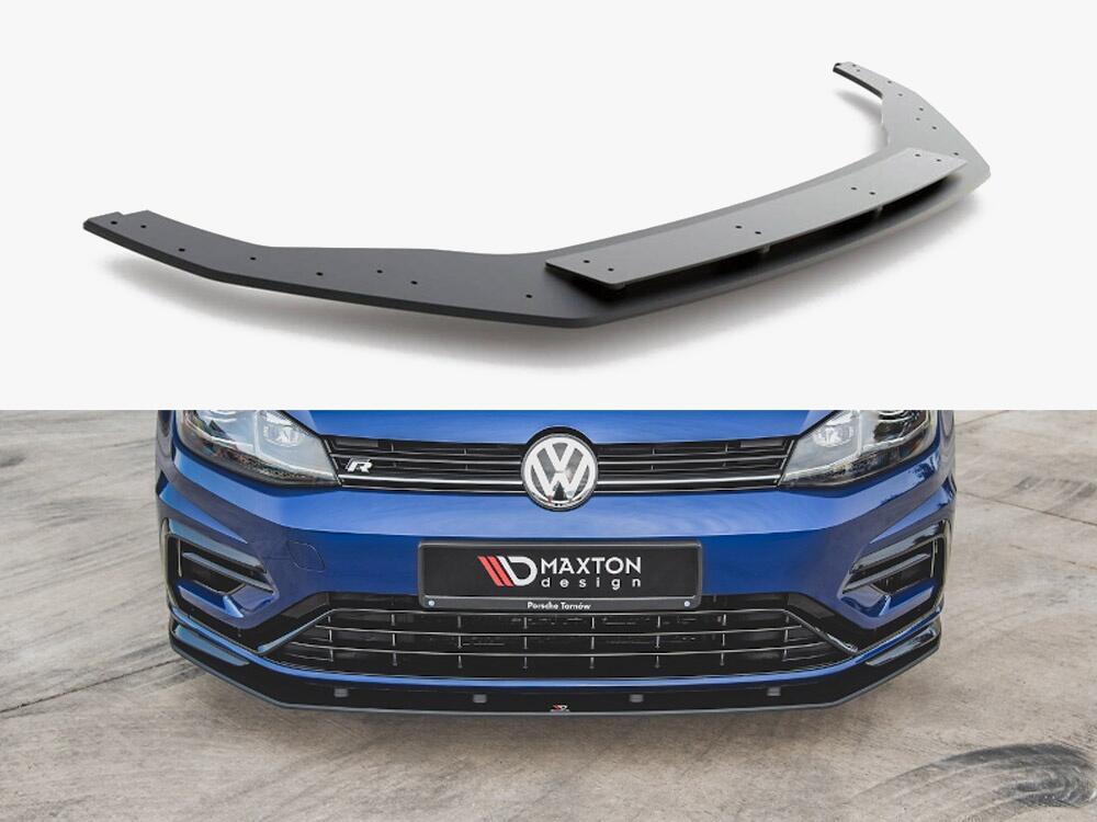 Street PRO Front Splitter Volkswagen Golf R / R-Line Mk7 Facelift