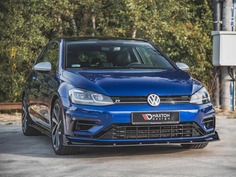 Street PRO Front Splitter V.2 Volkswagen Golf R / R-Line Mk7 Facelift
