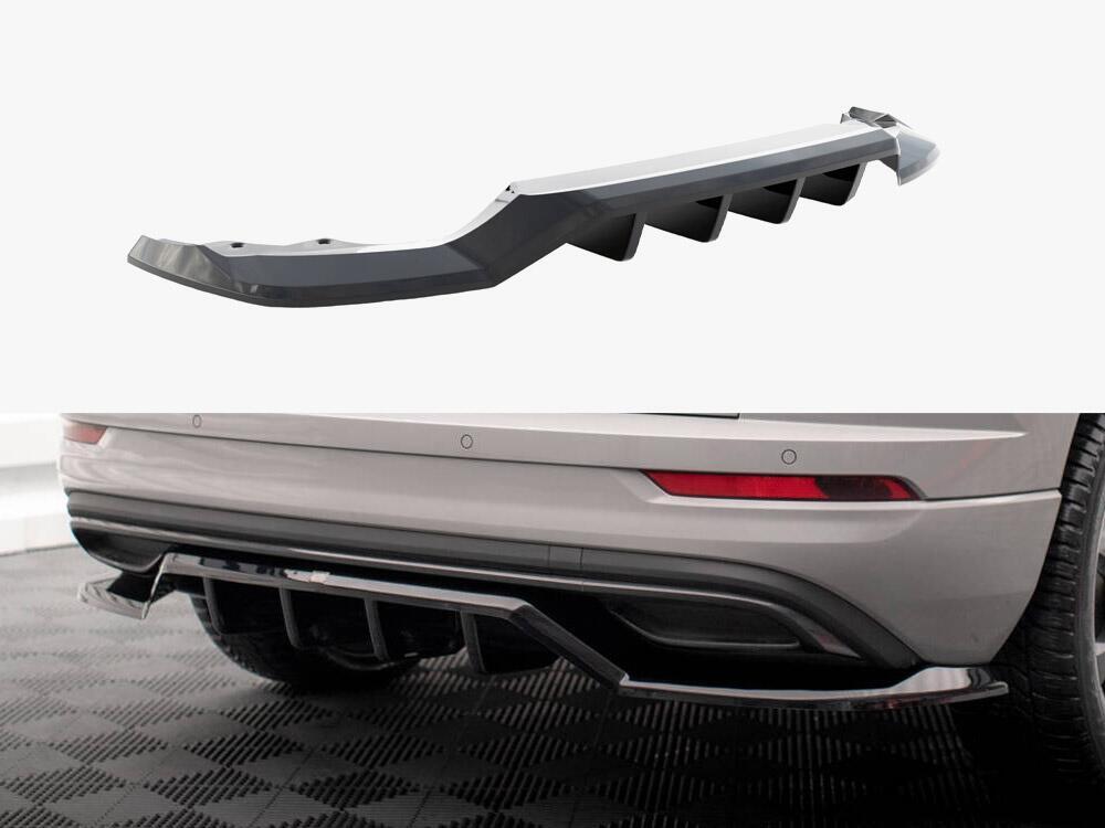 Rear Splitter (Vertical Bars) Skoda Karoq Sportline Mk1 Facelift