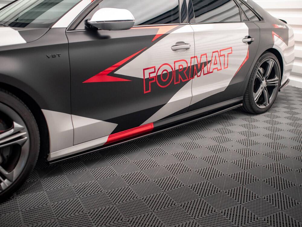 Side Skirts Diffusers V.1 Audi S8 D4