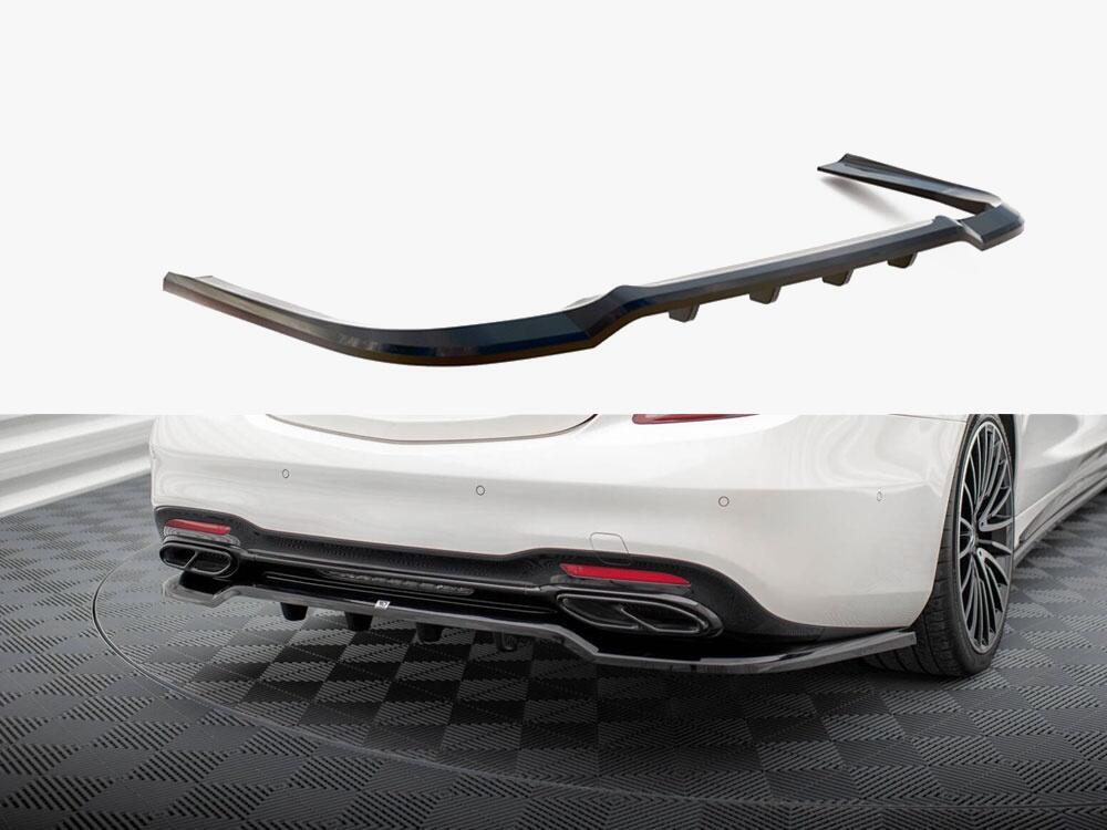 Rear Splitter (Vertical Bars) Mercedes-Benz S AMG-Line W222 Facelift