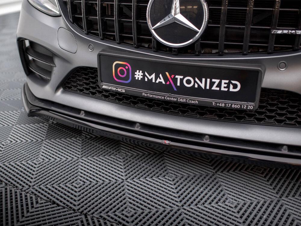 Front Splitter V.1 Mercedes-AMG C43 Coupe / Sedan / Estate C205 / W205 / S205 Facelift