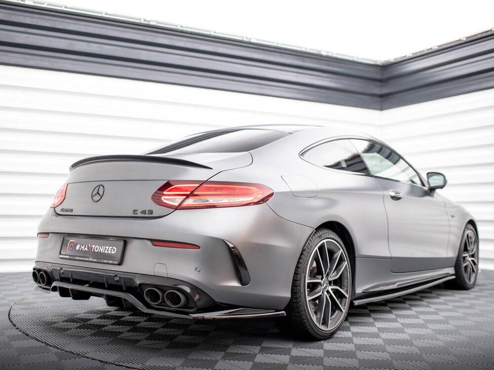 Rear Splitter (Vertical Bars) Mercedes-AMG C43 Coupe C205 Facelift