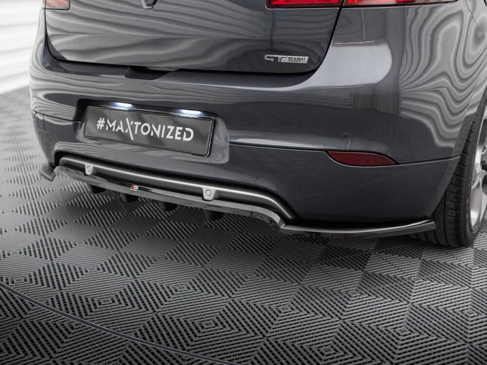 Rear Splitter (Vertical Bars) Renault Megane GT Mk3 Facelift