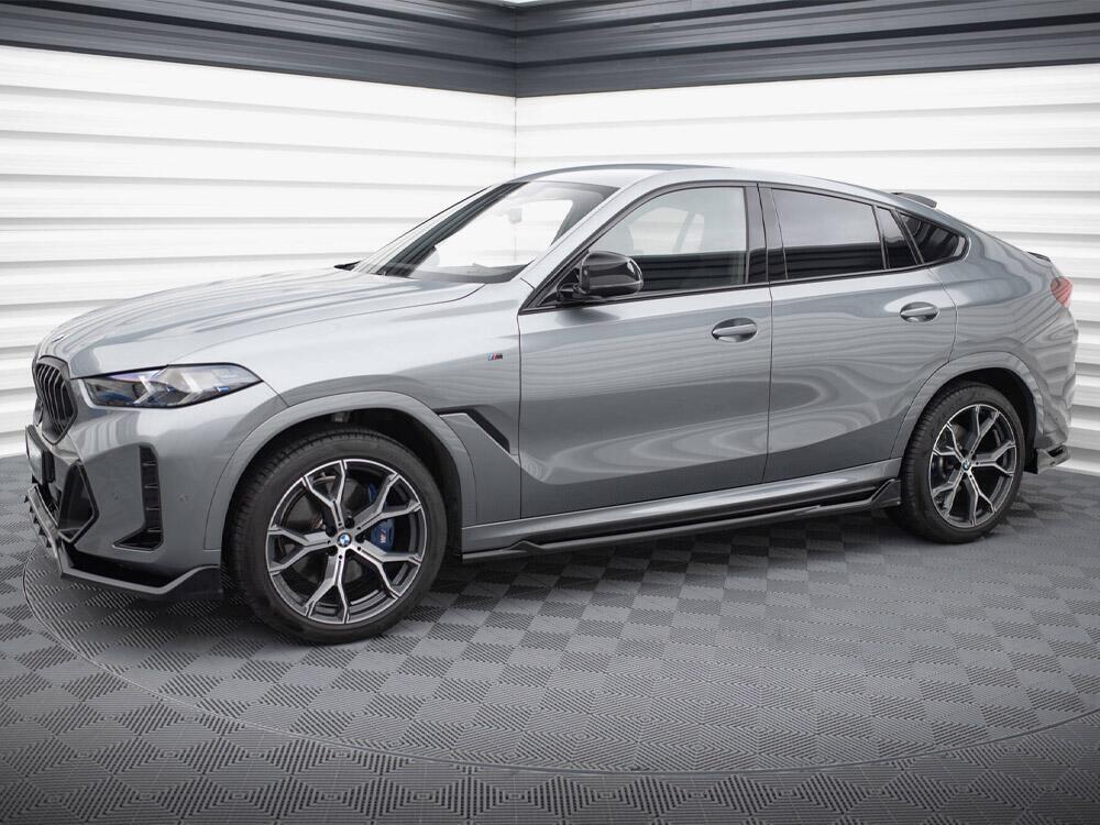 Side Skirts Diffusers V.2 BMW X6 M-Pack G06 Facelift