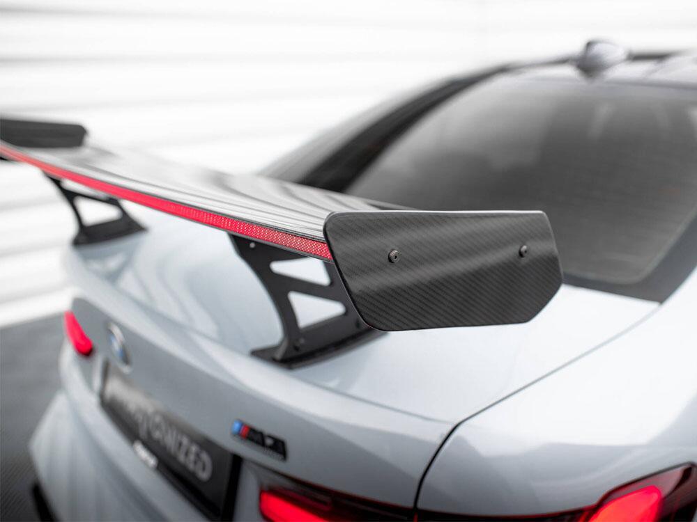 Carbon Spoiler With Internal Brackets Uprights + LED BMW M3 G80 / M340i G20 / 3 M-Pack G20 / 3 Standard G20
