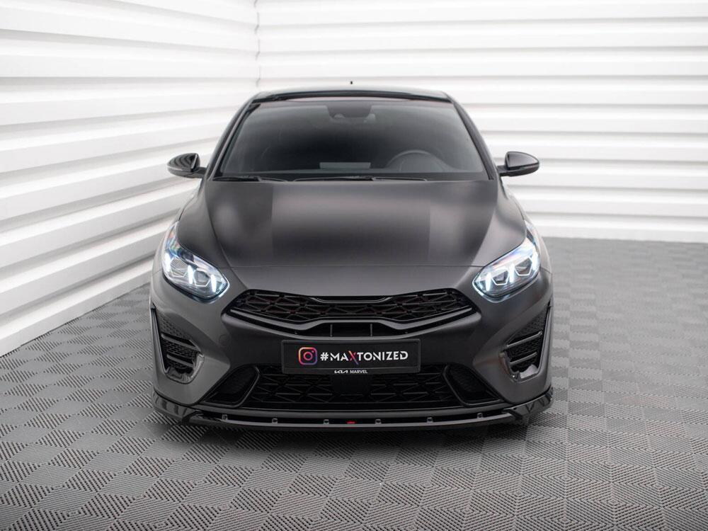 Front Splitter V.2 Kia Proceed GT Mk3 Facelift / Ceed GT / GT - Line Mk1 Facelift