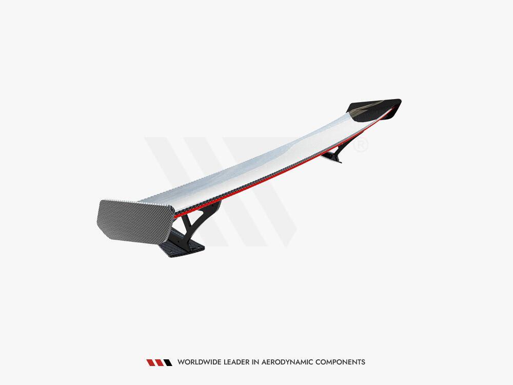 Carbon Spoiler With External Brackets Uprights + LED Toyota GR86