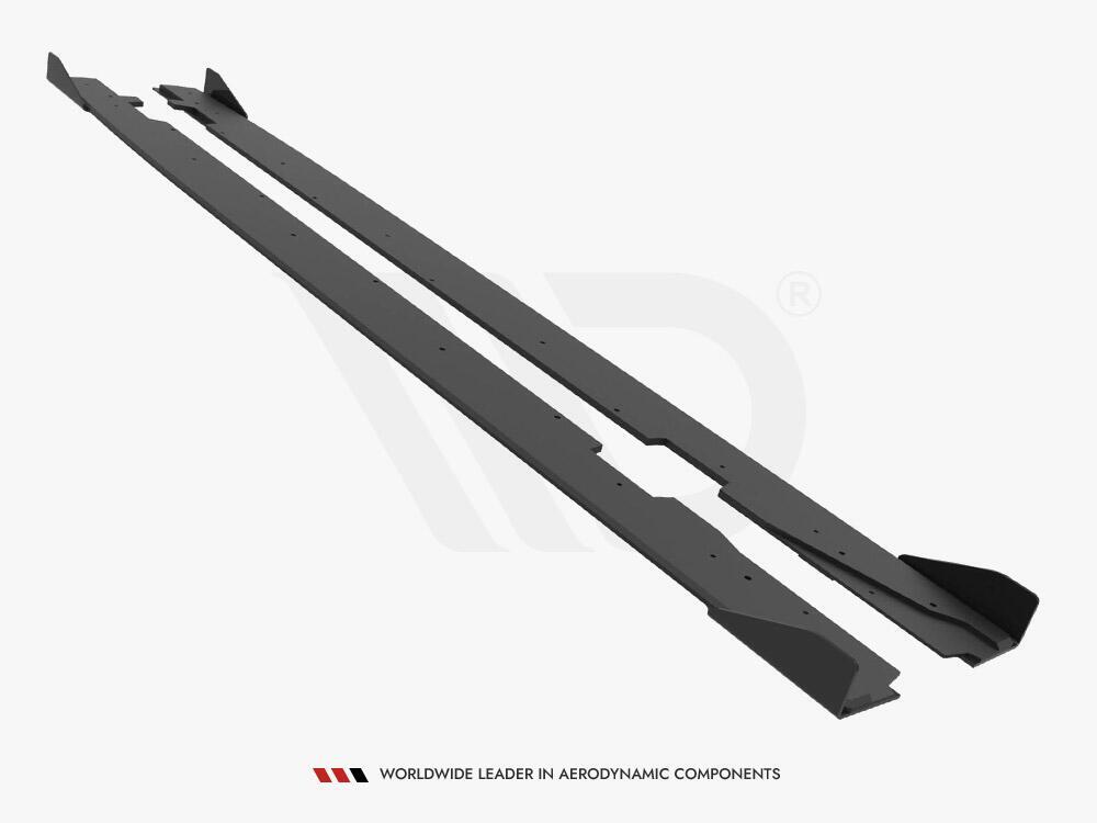 Street PRO Side Skirts Diffusers + Flaps Audi A5 Sportback F5 Facelift