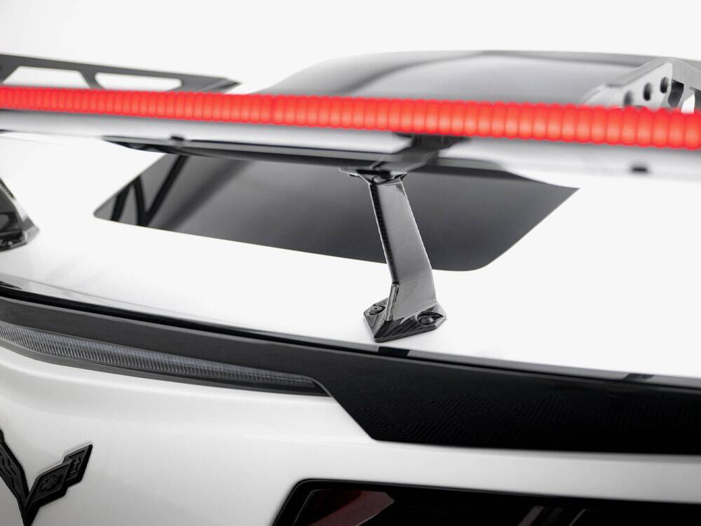 Carbon Spoiler With Upper Swan Mounting + LED Chevrolet Corvette Stingray / Grand Sport C7