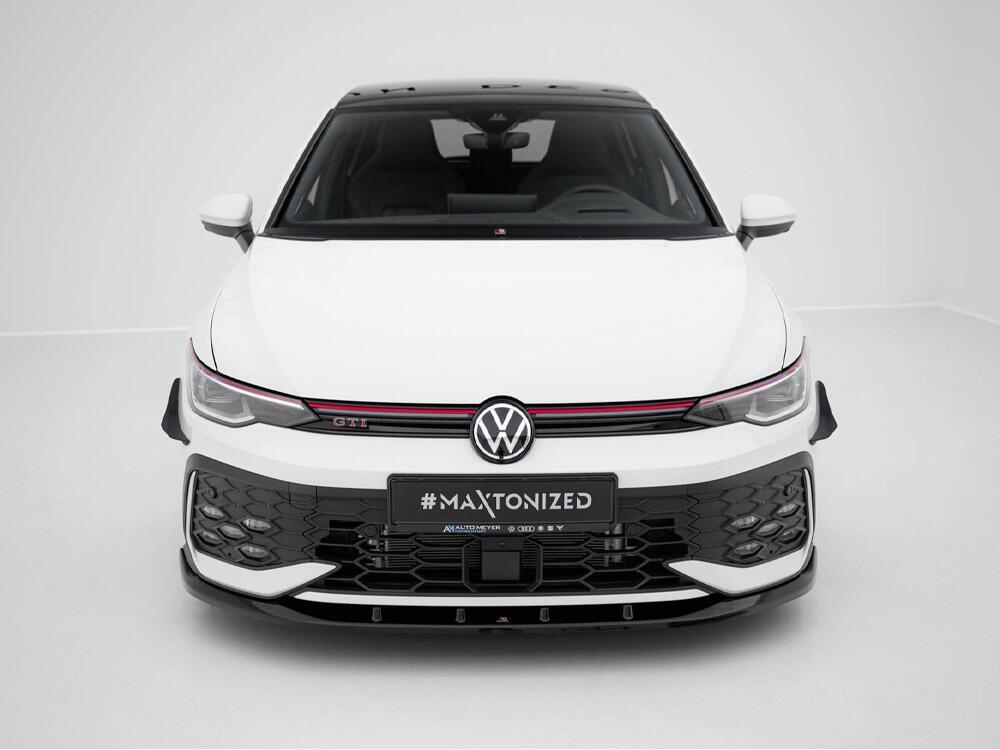 Front Splitter V.5 Volkswagen Golf GTI / GTE / R-Line Mk8 Facelift