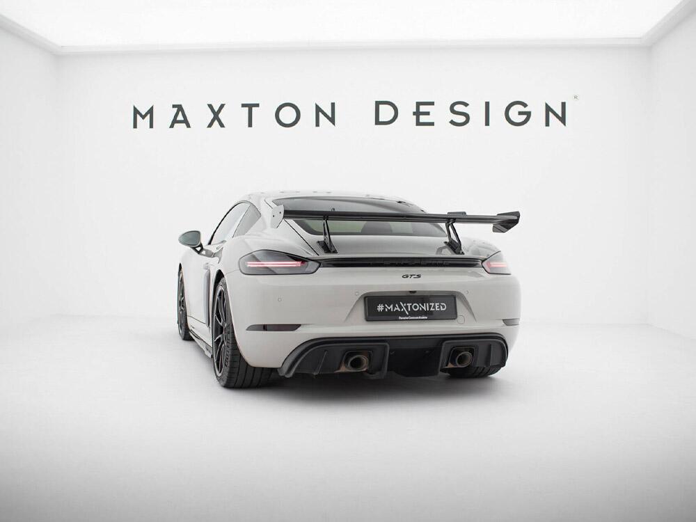 Carbon Spoiler With Upper Swan Mounting V.1 Porsche 718 Cayman GTS 982c