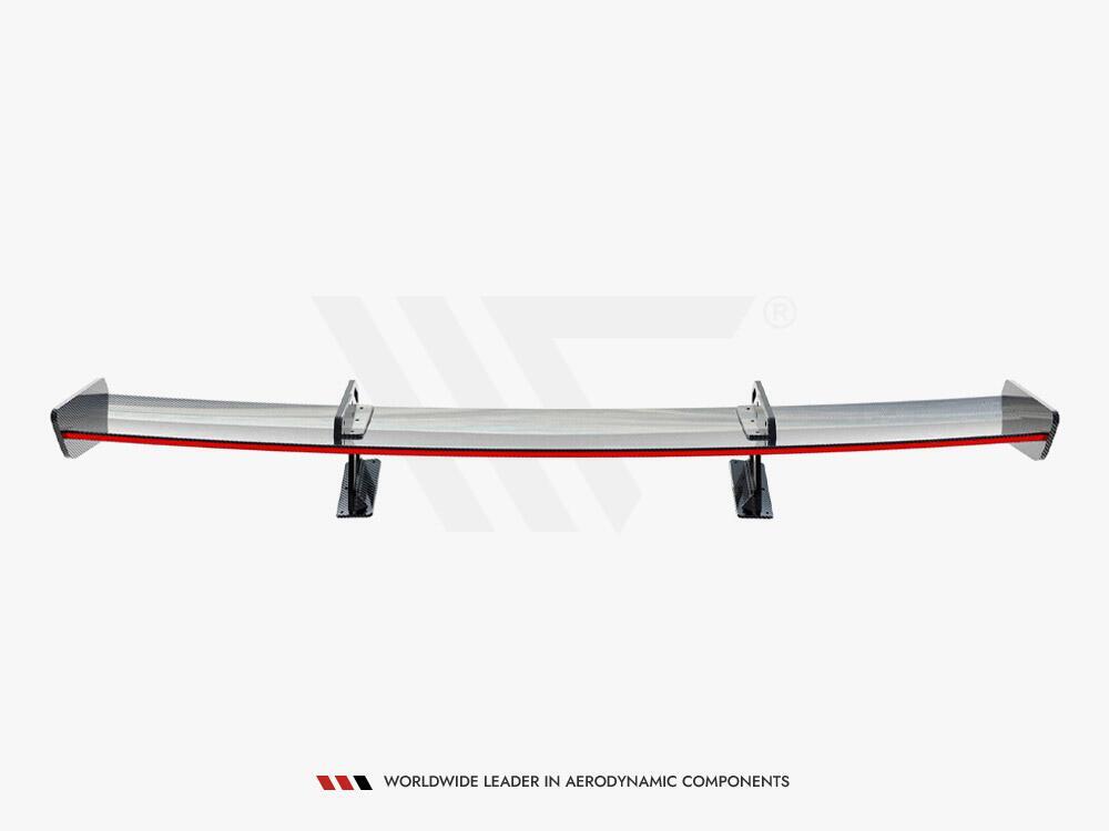 Carbon Spoiler With Upper Swan Mounting + LED Mercedes-Benz CLA Coupe C118 / C118 Facelift