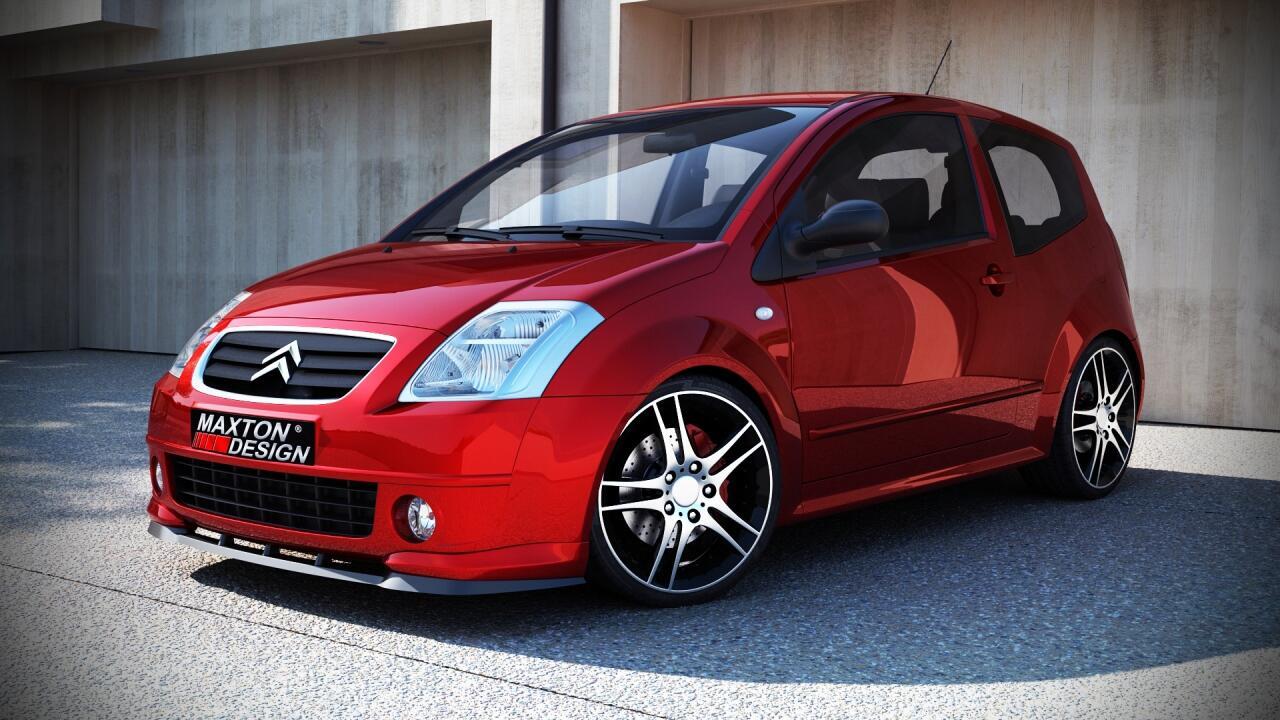 Front Splitter Citroen C2 VTS (2004-2006) - Carbon Look