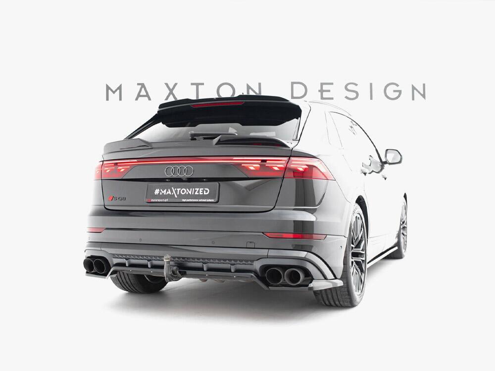 Rear Splitter (Vertical Bars) V.2 Audi SQ8 / Q8 S-Line Mk1 Facelift
