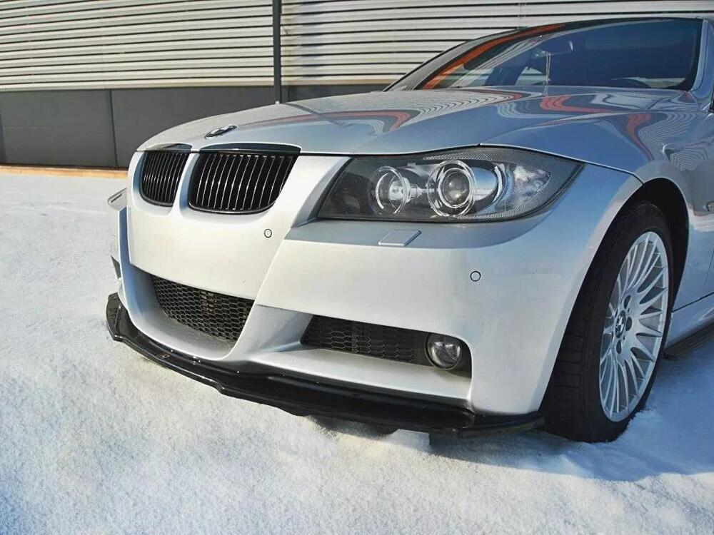Front Splitter V.1 BMW 3 E90 M-Sport (2004-2008) - Carbon Look