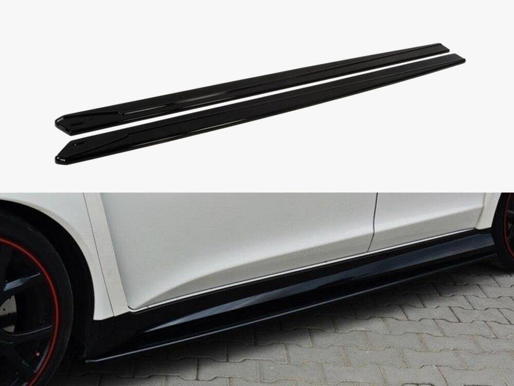 Side Skirts Diffusers Honda Civic IX Type R (2015-2017) - Textured