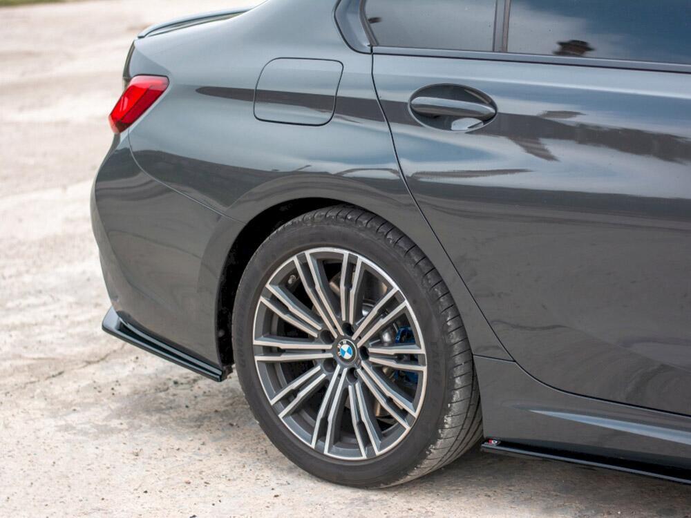 Rear Side Splitters Bmw 3 G20 M-sport (2019-2022) - Carbon Look