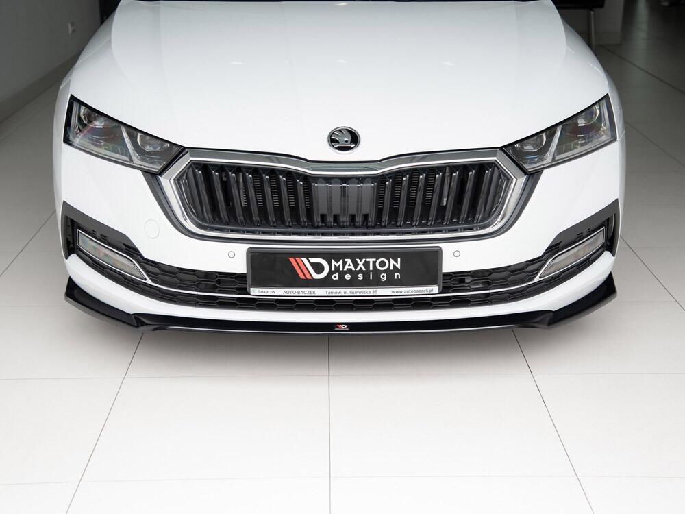Front Splitter V2 Skoda Octavia MK4 (2019-) - Textured