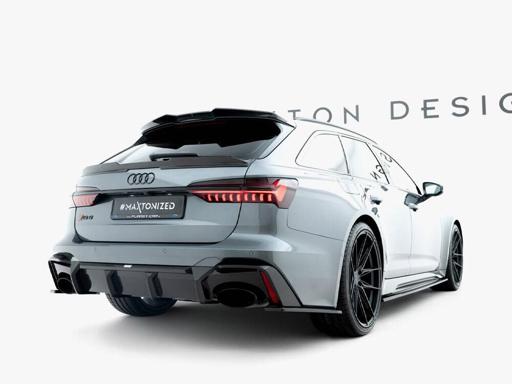 Prepreg Carbon Fiber Rear Side Splitters Audi RS6 C8