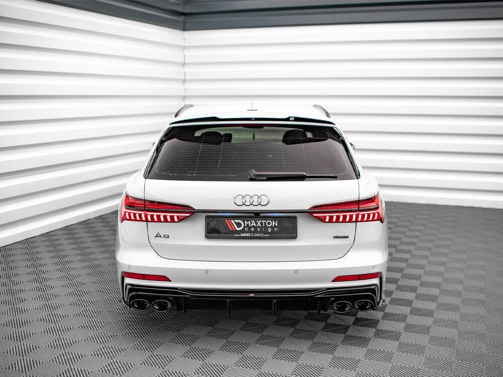 Spoiler CAP Audi A6 Avant / A6 Allroad / A6 S-Line Avant / S6 Avant C8 - Carbon Look