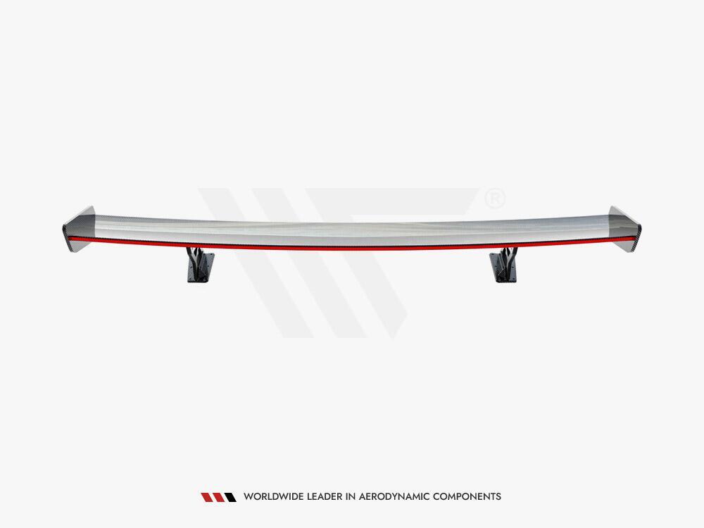 Carbon Spoiler With External Brackets Uprights V.2 + LED Audi A5 / A5 S-Line / S5 / RS5 Coupe F5 / F5 Facelift