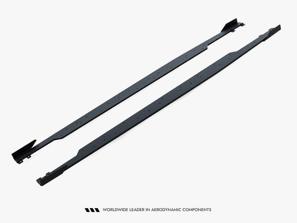 Street PRO Side Skirt Diffusers + Flaps Audi RS3 Sedan 8Y Facelift