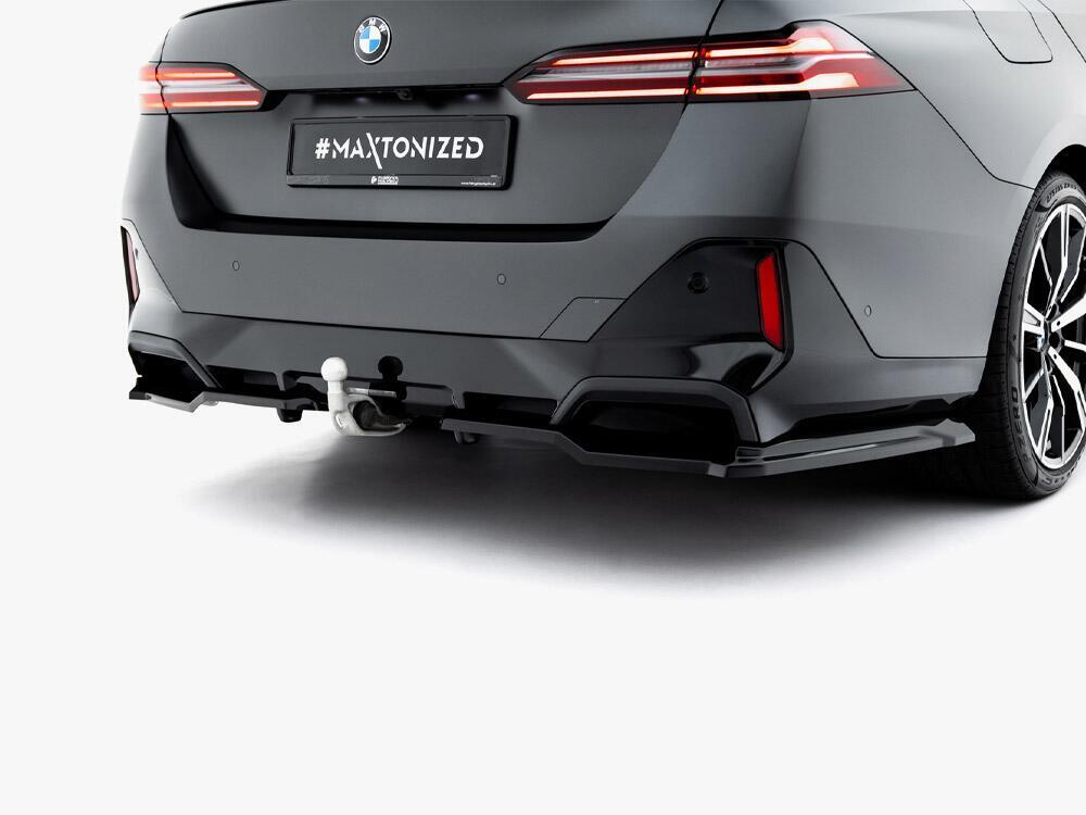 Rear Splitter (Vertical Bars) V.1 BMW 5 / i5 M-Pack Sedan / Touring G60 / G61