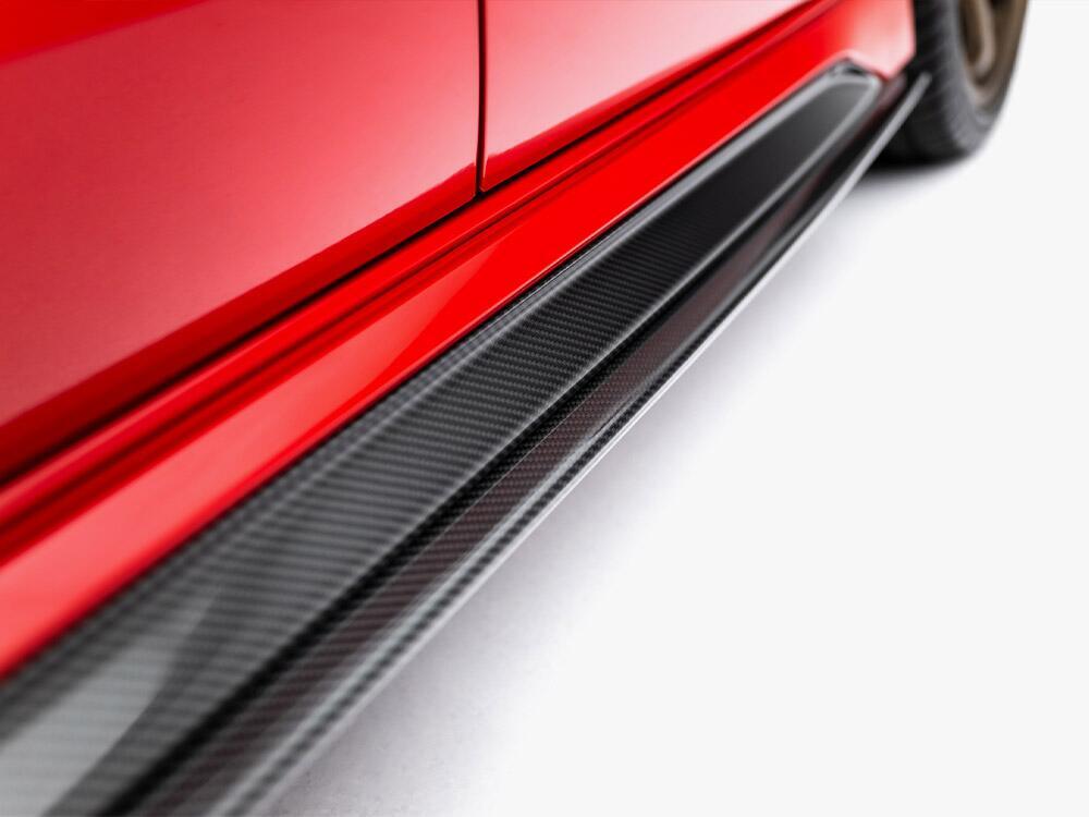 Prepreg Carbon Fiber Side Skirts V.1 Audi RS3 Sedan 8Y Facelift