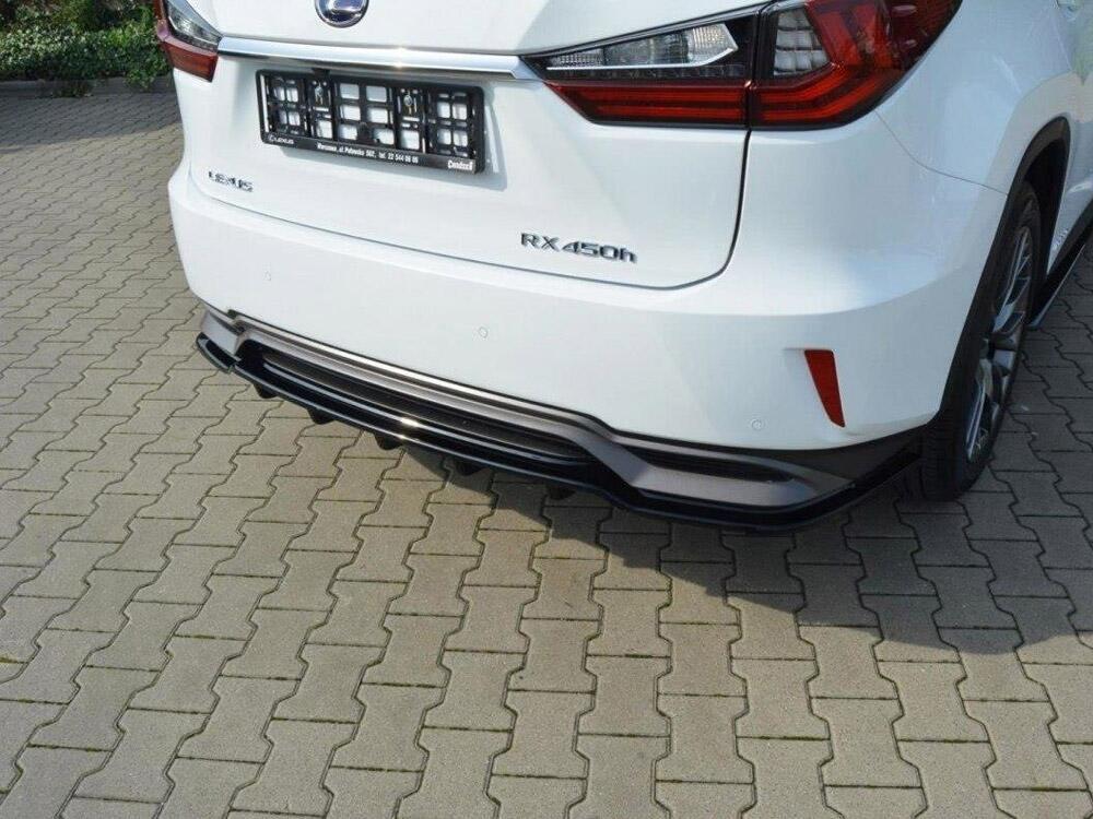 Rear Splitter (Vertical Bars) Lexus RX Mk4 H