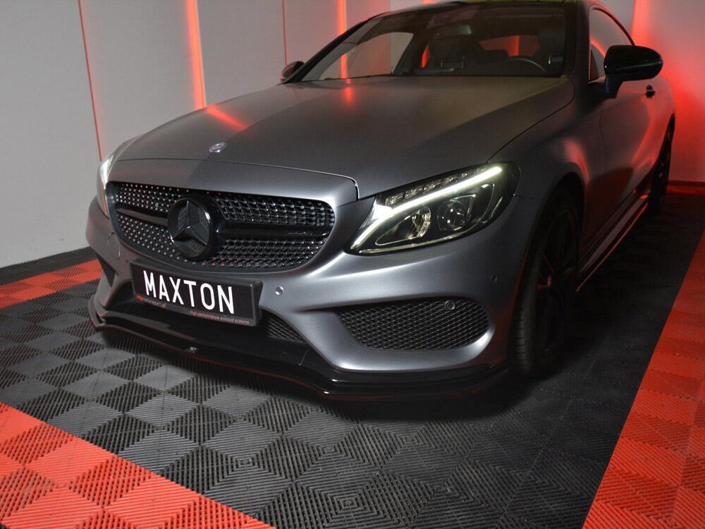 Front Splitter Mercedes C-class W205 Coupe Amg-line (2015-2018)
