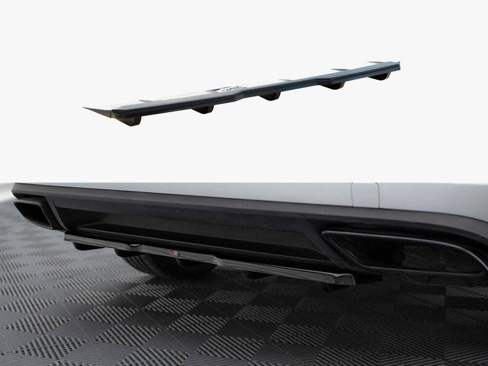 Central Rear Splitter (Vertical Bars) Skoda Kodiaq RS
