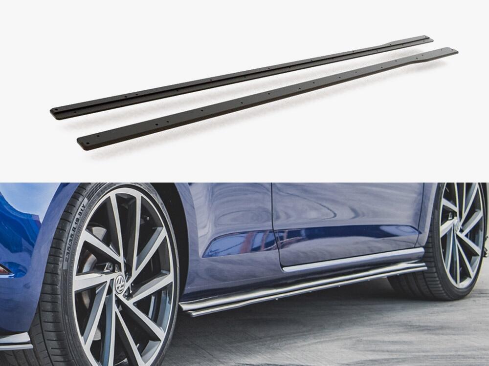 Street PRO Side Skirts Diffusers Volkswagen Golf R / R-Line Mk7 Facelift