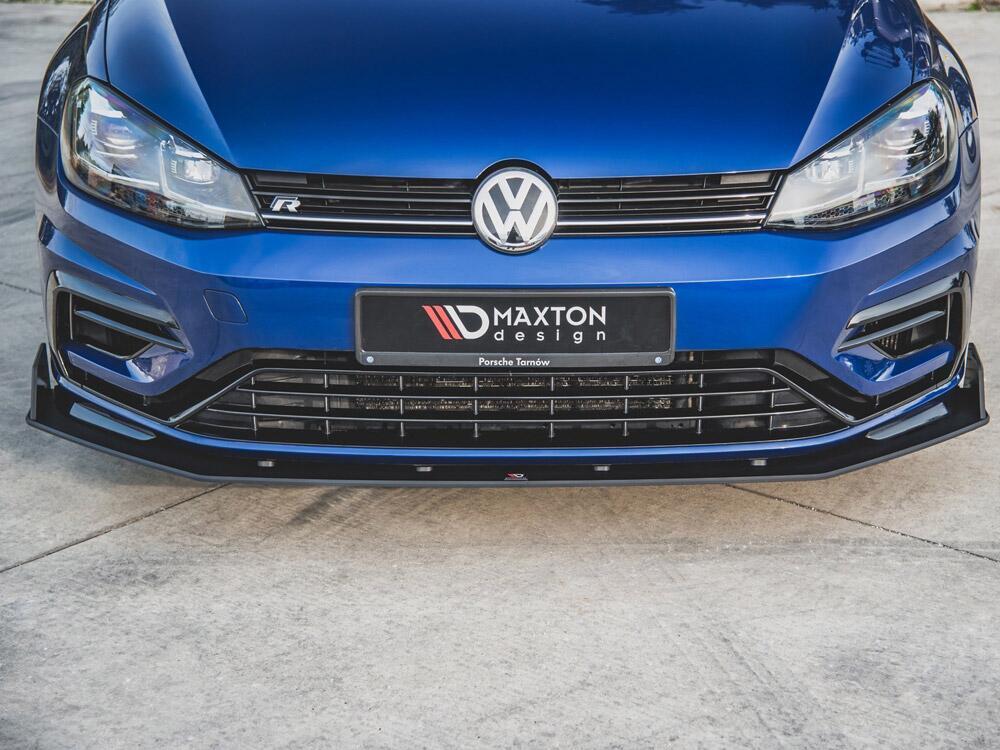 Street PRO Front Splitter V.2 Volkswagen Golf R / R-Line Mk7 Facelift