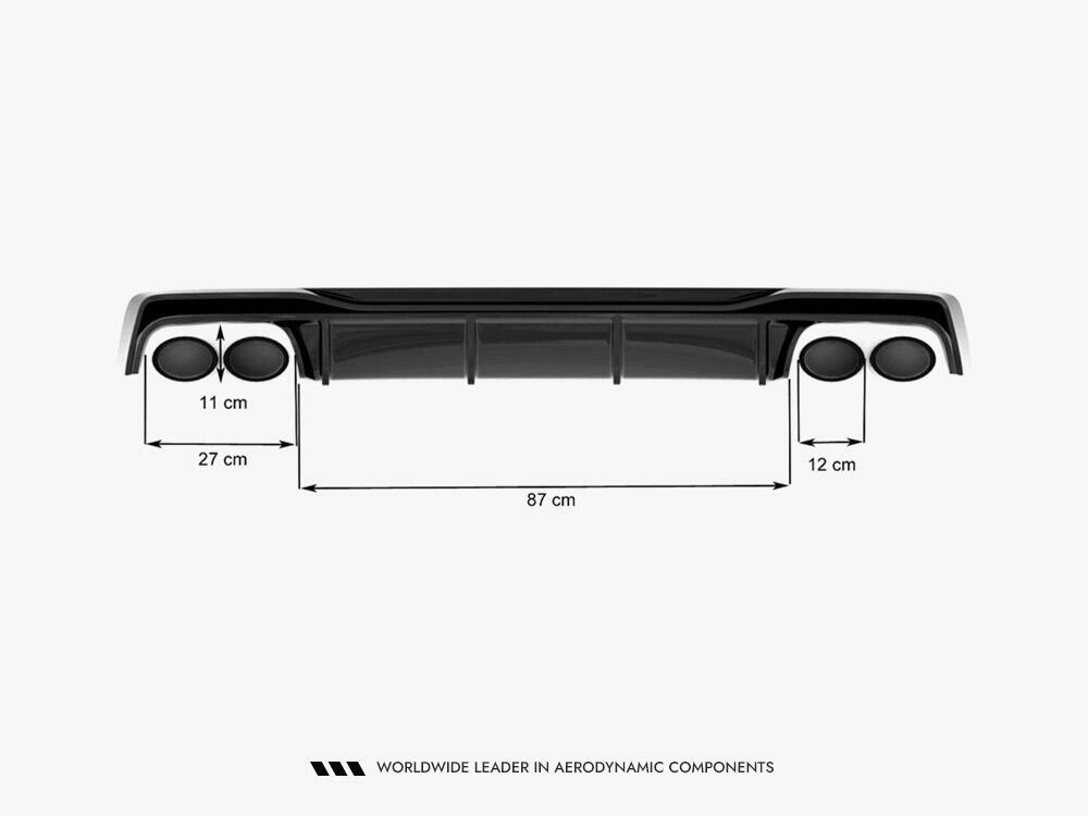 Rear Valance Audi A6 S-Line / S6 C8 / C8 Facelift