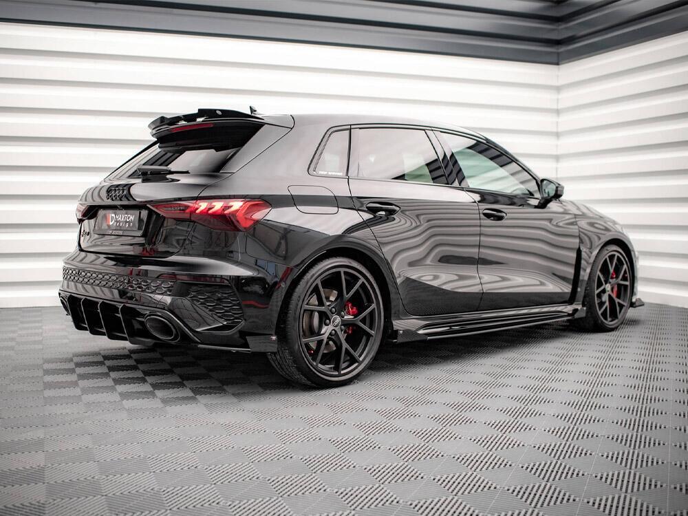 Street PRO Side Skirts Diffusers + Flaps Audi RS3 Sportback 8Y