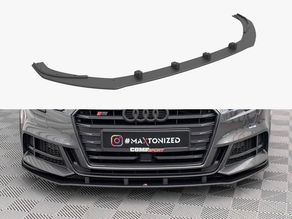Street PRO Front Splitter Audi S3 / A3 S-Line Sportback 8V Facelift