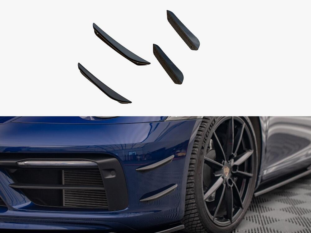 Front Bumper Wings (Canards) Porsche 911 Carrera Aero 992