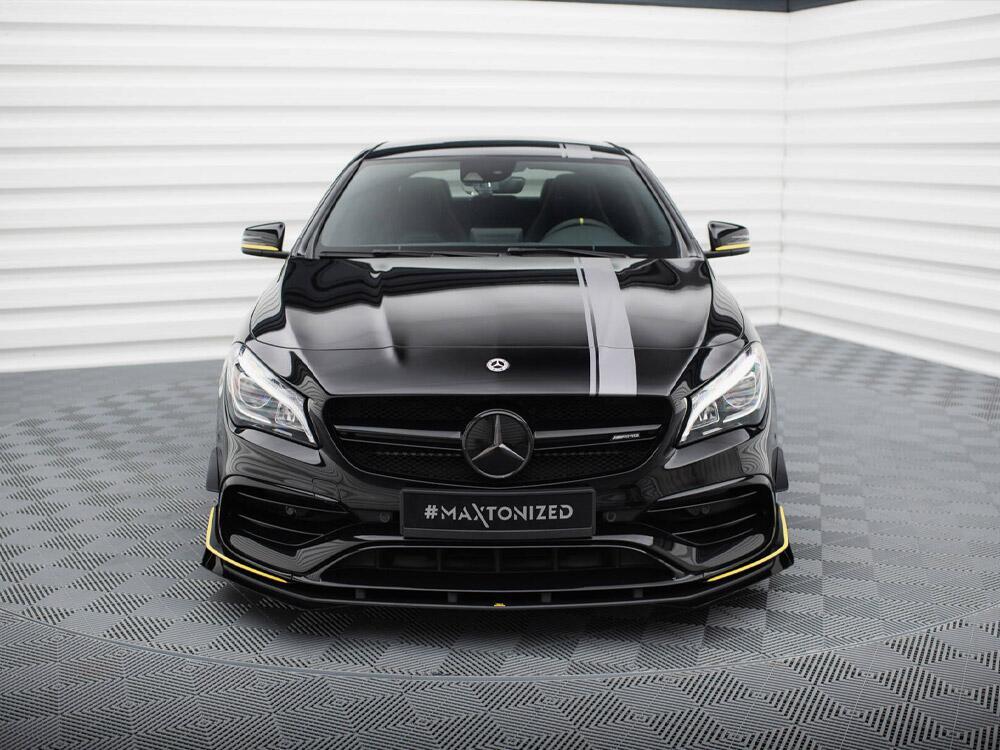 Street PRO Front Splitter + Flaps Mercedes-AMG CLA 45 Aero C117 Facelift