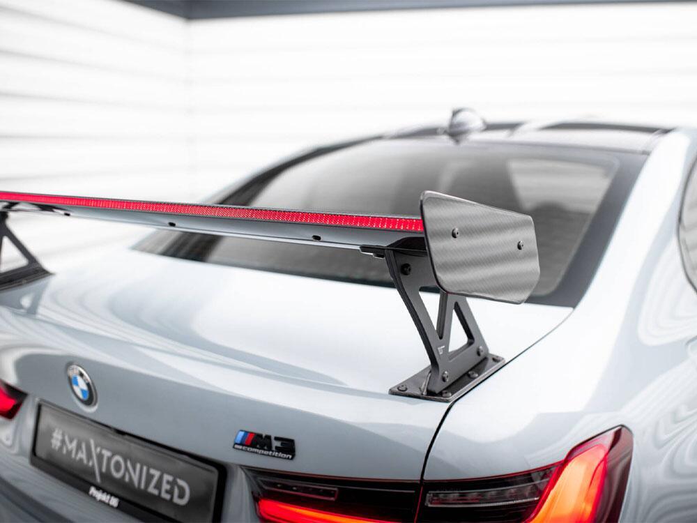 Carbon Spoiler With External Brackets Uprights + LED BMW M3 G80 / M340i G20 / 3 M-Pack G20 / 3 Standard G20
