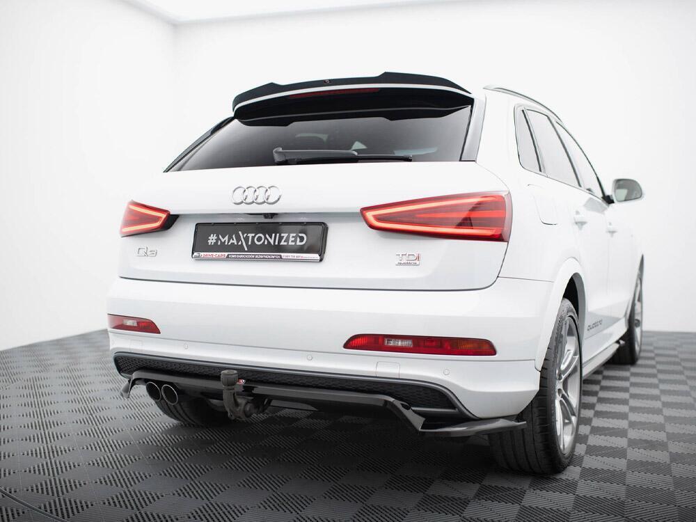 Rear Splitter (Vertical Bars) Audi Q3 S-Line 8U