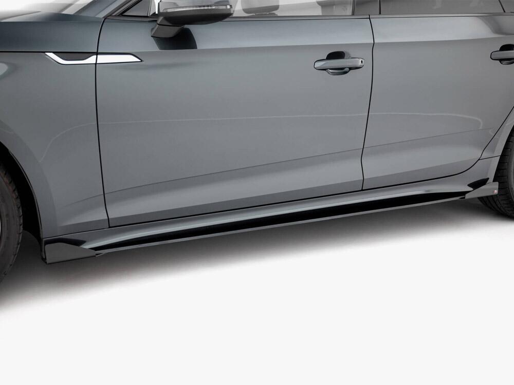Street PRO Side Skirts Diffusers + Flaps Audi A5 Sportback F5 Facelift