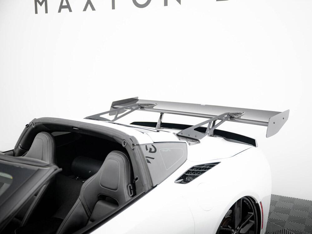 Carbon Spoiler With Upper Swan Mounting + LED Chevrolet Corvette Stingray / Grand Sport C7