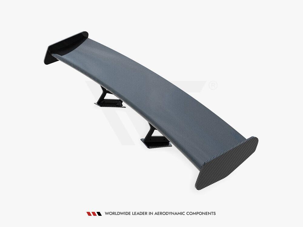 Carbon Spoiler With Internal Brackets Uprights V.2 + LED Porsche 718 Cayman GTS 982c
